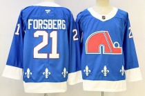 Men's Colorado Avalanche #21 Peter Forsberg Blue 2025 Alternate Stitched Jersey