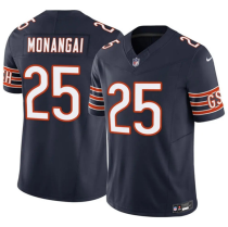 Men's Chicago Bears #25 Kyle Monangai Navy 2025 F.U.S.E. Vapor Untouchable Limited Jersey