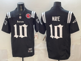 Men's New England Patriots #10 Drake Maye Black F.U.S.E. “Rivalries” Vapor Limited Jersey