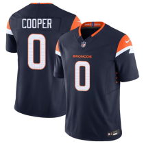 Men's Denver Broncos #0 Jonathon Cooper Navy 2025 Draft F.U.S.E. Vapor Limited Stitched Football Jersey