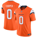 Men's Denver Broncos #0 Jonathon Cooper Orange 2025 Draft F.U.S.E. Vapor Limited Stitched Football Jersey