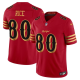 Men's San Francisco 49ers #80 Jerry Rice Red 2025 F.U.S.E. “Rivalries” Vapor Limited Jersey