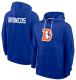 Men's Denver Broncos Blue Pullover Hoodie