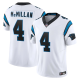 Men's Carolina Panthers #4 Tetairoa McMillan White 2025 Draft F.U.S.E. Vapor Limited Jersey
