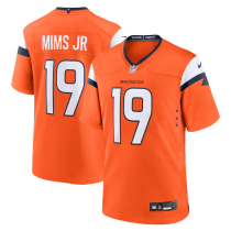 Men's Denver Broncos #19 Marvin Mims Jr Orange 2025 F.U.S.E. Vapor Limited Jersey