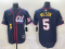 Men's Oakland Athletics #5 Jacob Wilson Navy 2025 All-Star Edition Limited Stitched Jersey