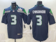 Men's Seattle Seahawks #3 Emmanwori Navy 2025 F.U.S.E. Super Bowl LX Patch Vapor Jersey