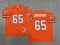 NFL Denver Broncos #65 Gary Zimmerman Orange Throwback New Style Jersey