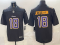 Men's Minnesota Vikings #18 Justin Jefferson Black Fashion Vapor Limited Jersey