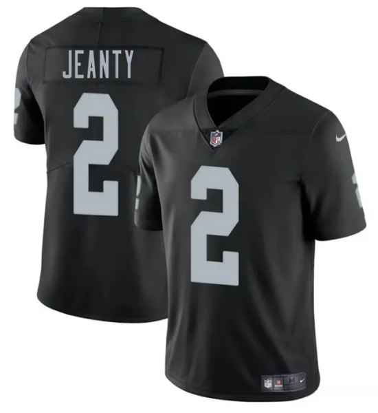 Las Vegas Raiders #2 Ashton Jeanty Black Vapor Untouchable Limited Toddlers Jersey