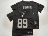 Las Vegas Raiders #89 Brock Bowers Black Vapor Untouchable Limited Toddlers Jersey