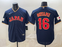Men's USA Baseball #16 Smith Navy 2026 World Baseball Classic Jersey