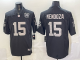 Men's Las Vegas Raiders #15 #15 Mendoza II Black Vapor Untouchable Limited Jersey