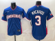 Men's USA Baseball #3 Machado Royal 2026 World Baseball Classic Jersey