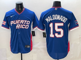 Men's USA Baseball #15 Maldonado Royal 2026 World Baseball Classic Jersey