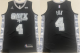Men's San Antonio Spurs #4 De'Aaron Fox Black 2024-25 Statement Edition Jersey