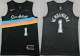 Men's San Antonio Spurs #1 Victor Wembanyama Black 2025-26 City Edition Stitched Jersey