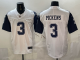Men's Dallas Cowboys #3 Brandon Aubrey Thanksgiving White 2023 F.U.S.E Vapor Untouchable Jersey