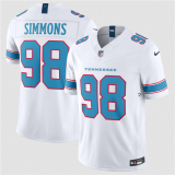 Men's Tennessee Titans #98 Cameron Ward White 2026 F.U.S.E. Vapor Limited Jersey