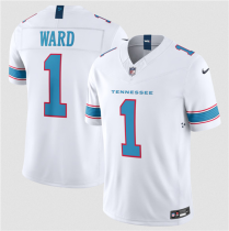 Copy Men's Tennessee Titans #1 Cameron Ward Black 2025 Draft F.U.S.E. Vapor Limited Jersey