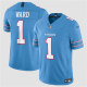 Men's Tennessee Titans #1 Cameron Ward Light Blue 2026 F.U.S.E. Vapor Limited Jersey