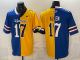 Men's Buffalo Bills #17 Josh Allen Split Vapor Untouchable Limited Stitched Jersey