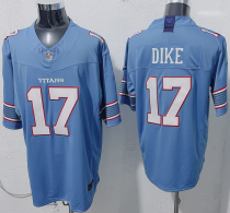 Men's Tennessee Titans #17 Dike Light Blue 2026 F.U.S.E. Vapor Limited Jersey
