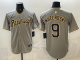Men's Pittsburgh Pirates #9 Bill Mazeroski Gray Limited Stitched Baseball Jersey