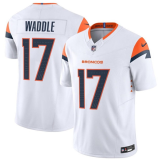 Youth Denver Broncos #17 Jaylen Waddle White 2026 F.U.S.E. Vapor Limited Jersey