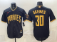 Men's Pittsburgh Pirates #30 Paul Skenes Black 2026 City Connect Stadium Stitched Jersey