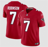 Men's Atlanta Falcons #7 Bijan Robinson Red 2026 New F.U.S.E. Vapor Untouchable Limited