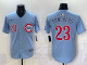 Men's Chicago Cubs #23 Ryne Sandberg Blue 'Ryne Sandberg Tribute' Vapor Limited V2 Jersey