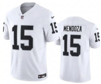 Youth Las Vegas Raiders #15 Fernando Mendoza White Vapor Untouchable Limited Jersey