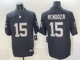 Youth Las Vegas Raiders #15 Fernando Mendoza Black Vapor Untouchable Limited Jersey