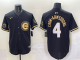 Men's Chicago Cubs #4 Pete Crow-Armstrong Black/Gold 'Ryne Sandberg Tribute' Vapor Jersey