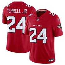 Men's Atlanta Falcons #24 A.J. Terrell Red 2026 New F.U.S.E. Vapor Untouchable Limited Jersey