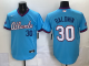 Men's Atlanta Braves #30 Drake Baldwin Powder Blue 2026 City Connect Stadium Stitched Jersey