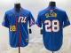 Men's Atlanta Braves #28 Matt Olson Navy Limited Jersey