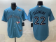 Men's Toronto Blue Jays #22 Ernie Clement Royal 2025 World Series 2025 World Series Home Jersey