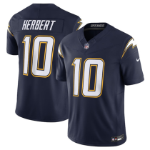 Men's Los Angeles Chargers #10 Justin Herbert Navy 2025 F.U.S.E. Alternate Vapor Limited Jersey