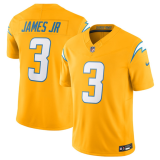 Men's Los Angeles Chargers #3 Derwin James Jr. Gold 2025 F.U.S.E. Alternate Vapor Limited Jersey
