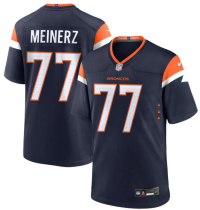 Men's Denver Broncos #77 Quinn Meinerz Navy F.U.S.E. Vapor Limited Football Stitched Jersey