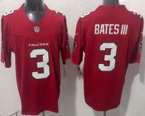 Men's Atlanta Falcons #3 Bates III Red 2026 New F.U.S.E. Vapor Untouchable Limited Jersey