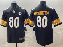 Men's Pittsburgh Steelers #80 Darnell Washington Black Vapor Untouchable Limited Stitched Jersey