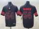 Men's San Francisco 49ers #54 Fred Warner Black 2025 F.U.S.E. 'Stranger Things Edition' Vapor Limited Jersey