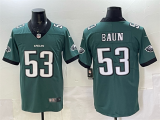 Men's Philadelphia Eagles #53 Zack Baun Green New Vapor Untouchable Limited  Jersey