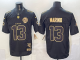 Men's Miami Dolphins #13 Dan Marino Black Gold F.U.S.E. With Patch Limited Football Stitched Limited Jersey