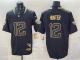 Men's Jacksonville Jaguars #12 Travis Hunter Black Gold 2025 F.U.S.E. With Patch Vapor Limited Jersey