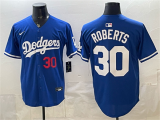 Men's Los Angeles Dodgers #30 Dave Roberts Royal 2026 Limited Stitched Baseball Jersey