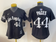 Women Los Angeles Dodgers #44 Andy Pages Black Stitched Baseball Jersey